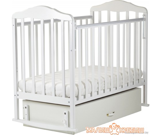 Детская кроватка СКВ-Компани Березка 122001 (Белый)