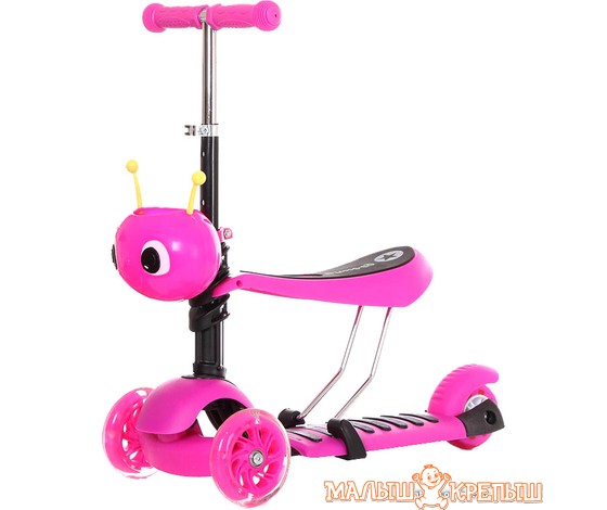 Самокат Ausini 4109A (розовый)