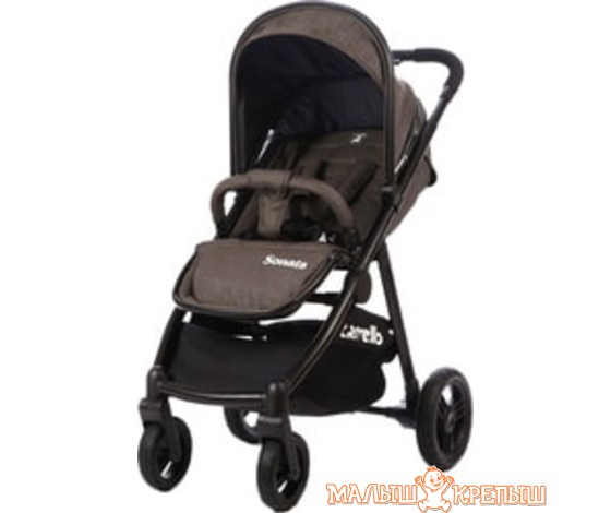Коляска прогулочная «книга» Carrello Sonata (коричневый)