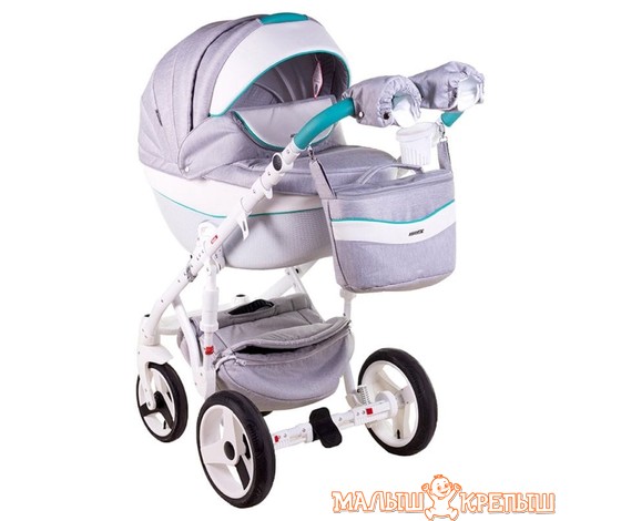 Детская коляска Adamex Monte Carbon Deluxe (2 в 1)