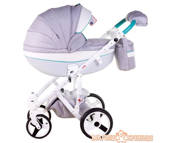 Детская коляска Adamex Monte Carbon Deluxe (2 в 1)