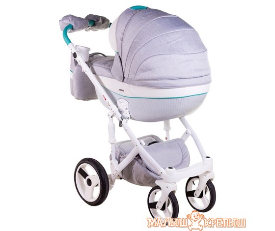 Детская коляска Adamex Monte Carbon Deluxe (2 в 1)