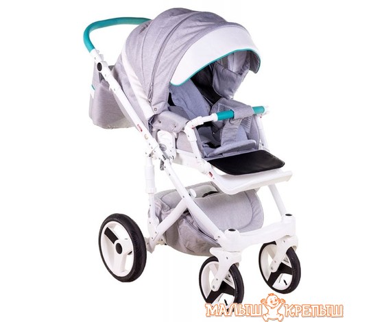 Детская коляска Adamex Monte Carbon Deluxe (2 в 1)