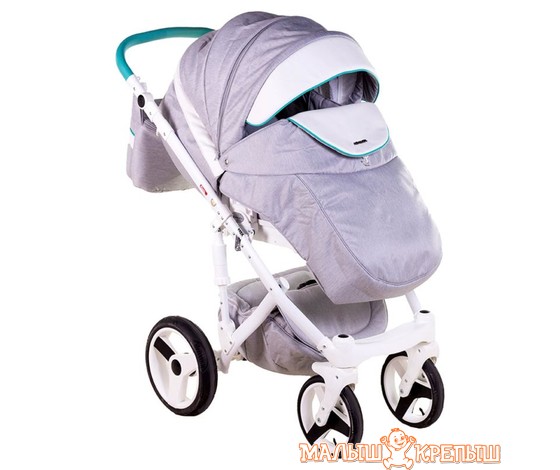 Детская коляска Adamex Monte Carbon Deluxe (2 в 1)