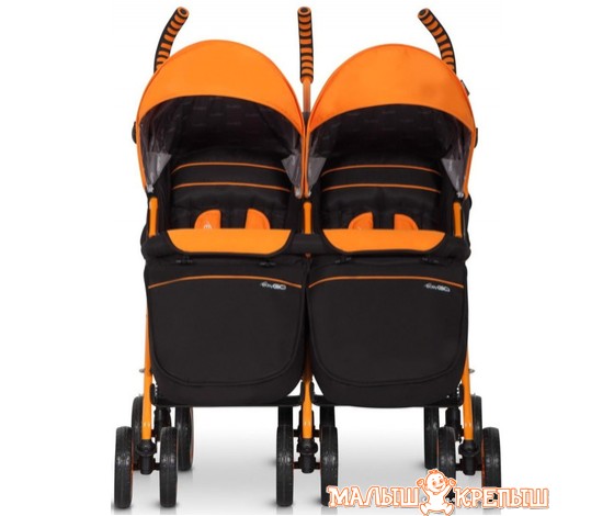 Коляска прогулочная «трость» EasyGo Duo Comfort (scarlet)