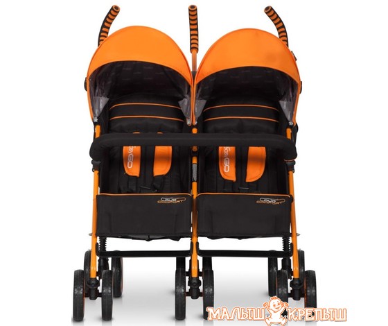 Коляска прогулочная «трость» EasyGo Duo Comfort (scarlet)