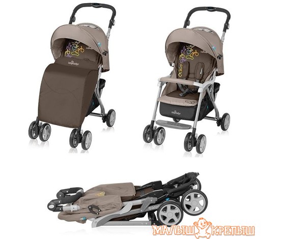 Коляска прогулочная «книга» Baby Design Tiny