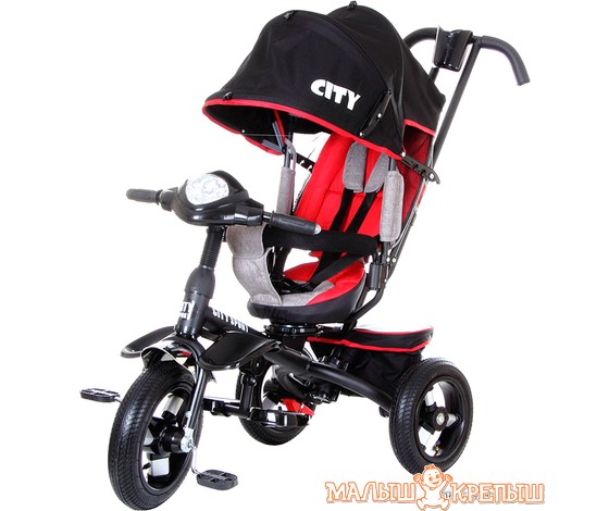 Детский велосипед Trike City Sport 5588A-2 (черный)