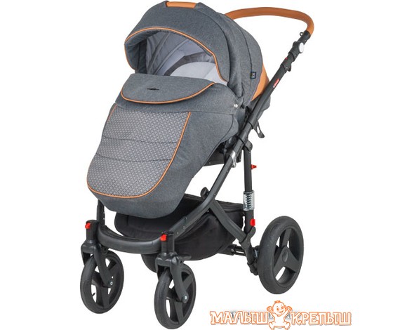 Универсальная коляска Adamex Vicco Carmel&Grey (2 в 1)