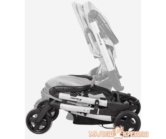Коляска прогулочная «книга» X-Lander X-Go (Lunar Black)