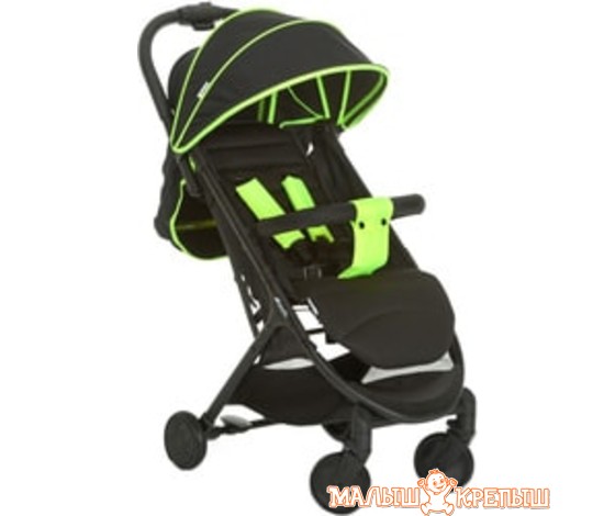 Коляска прогулочная «книга» Hauck Swift Plus Neon Yellow/Caviar