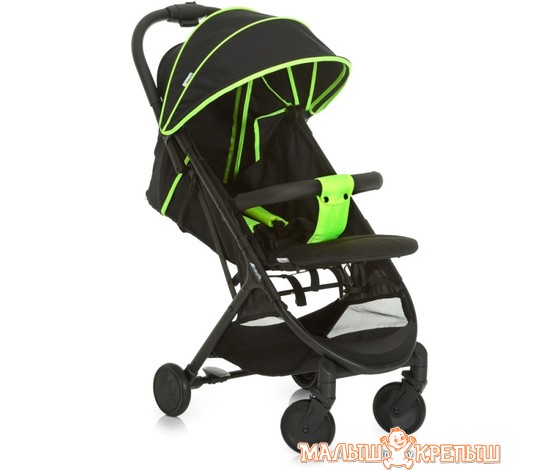 Коляска прогулочная «книга» Hauck Swift Plus Neon Yellow/Caviar