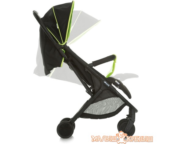 Коляска прогулочная «книга» Hauck Swift Plus Neon Yellow/Caviar