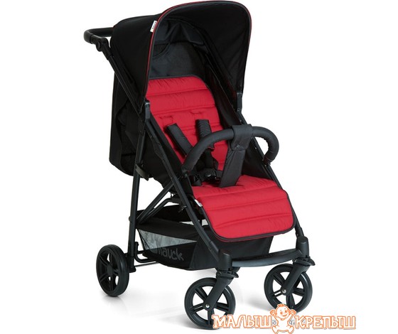 Коляска прогулочная «книга» Hauck Rapid 4 Caviar Tango