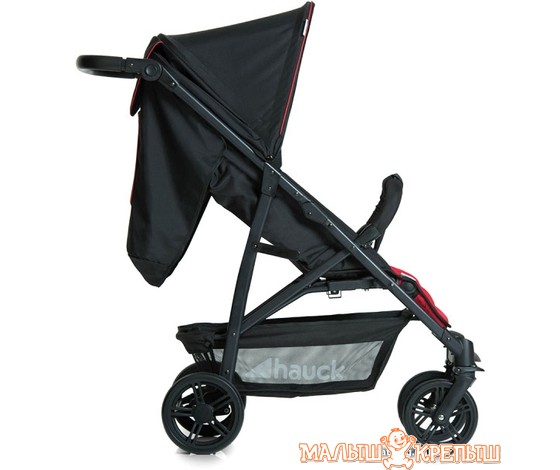 Коляска прогулочная «книга» Hauck Rapid 4 Caviar Tango