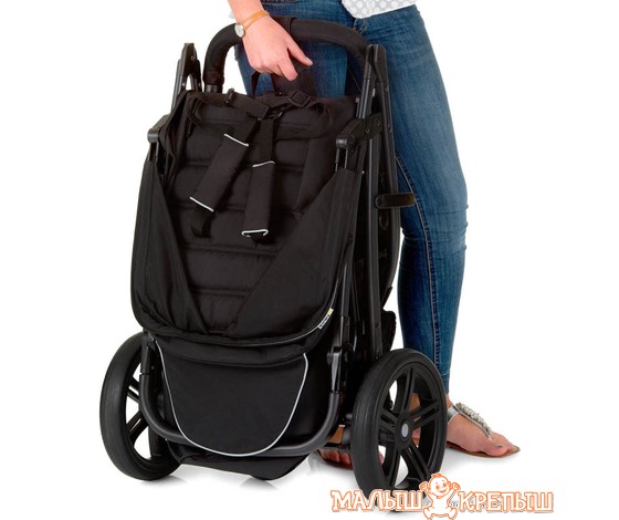 Коляска прогулочная «книга» Hauck Rapid 3 Caviar Turquoise