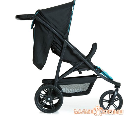 Коляска прогулочная «книга» Hauck Rapid 3 Caviar Turquoise