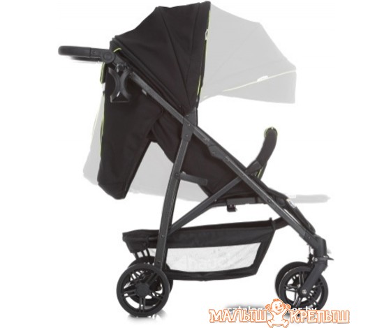 Коляска прогулочная «книга» Hauck Rapid 4S Caviar Neon Yellow