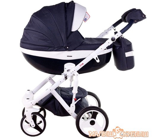 Универсальная коляска Adamex Monte Deluxe Carbon (3 в 1, D7)