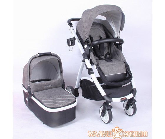 Модульная коляска XO KID DRIVE (2 В 1) Возможность установки на раму автолюльки.