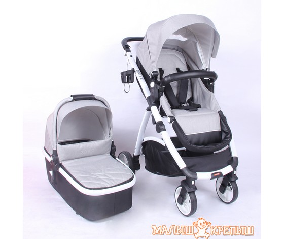 Модульная коляска XO KID DRIVE (2 В 1) Возможность установки на раму автолюльки.
