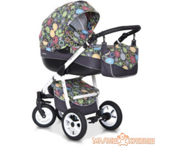 Детская коляска Riko Nano Flower Collection (2 в 1)