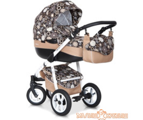 Детская коляска Riko Nano Flower Collection (2 в 1)