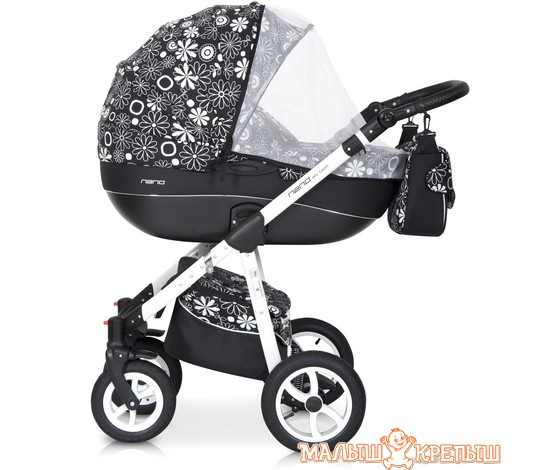 Детская коляска Riko Nano Flower Collection (2 в 1)