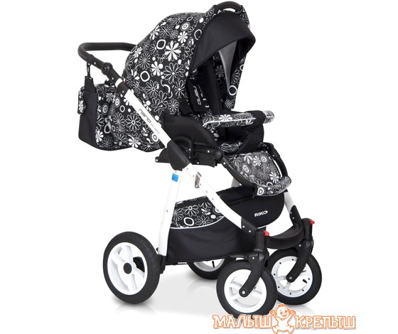 Детская коляска Riko Nano Flower Collection (2 в 1)